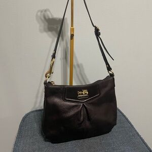 Coach Black Leather Crossbody Bag